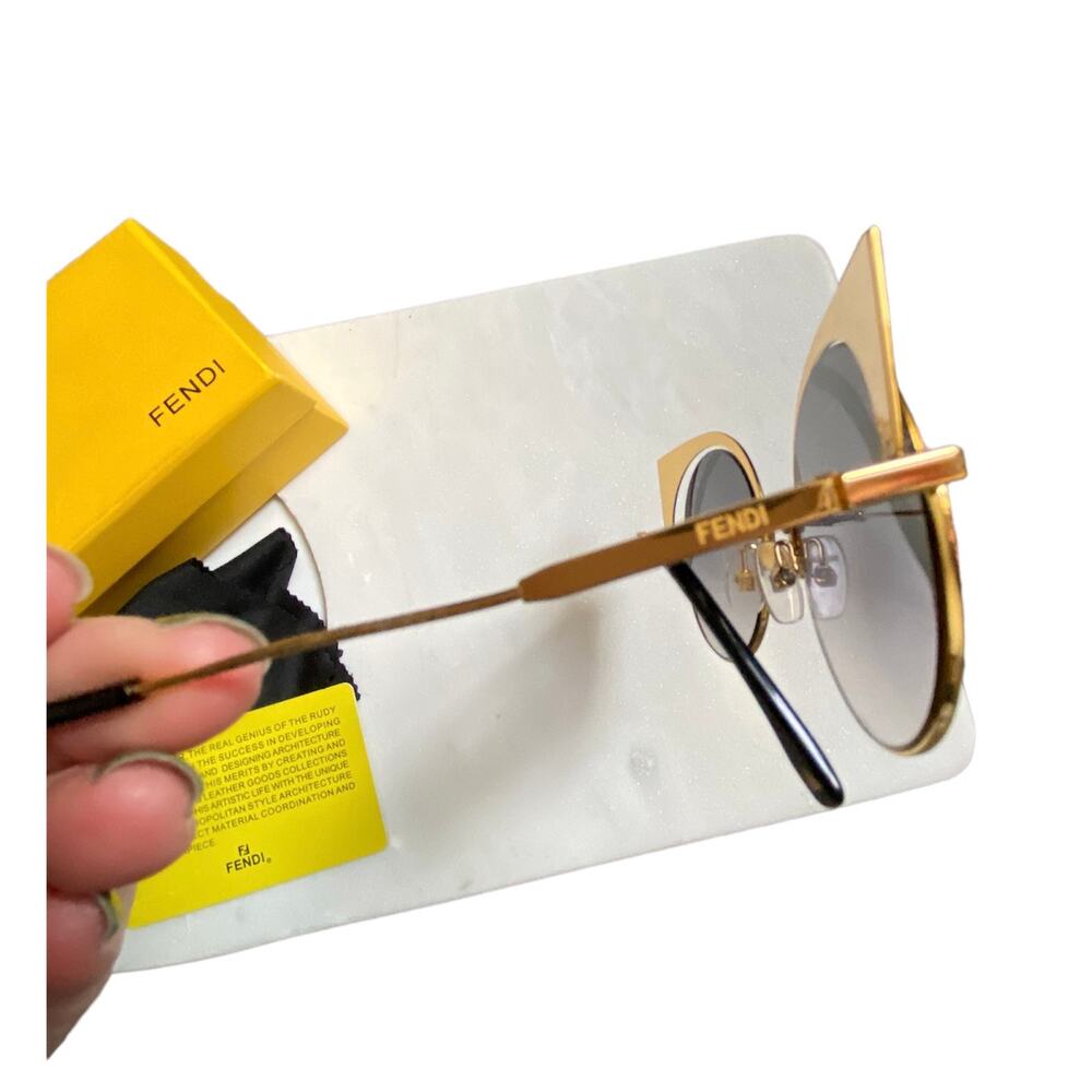 Fendi Women's Cat Eye Sunglasses- Fendi FF 0215/S - Picture 9 of 10